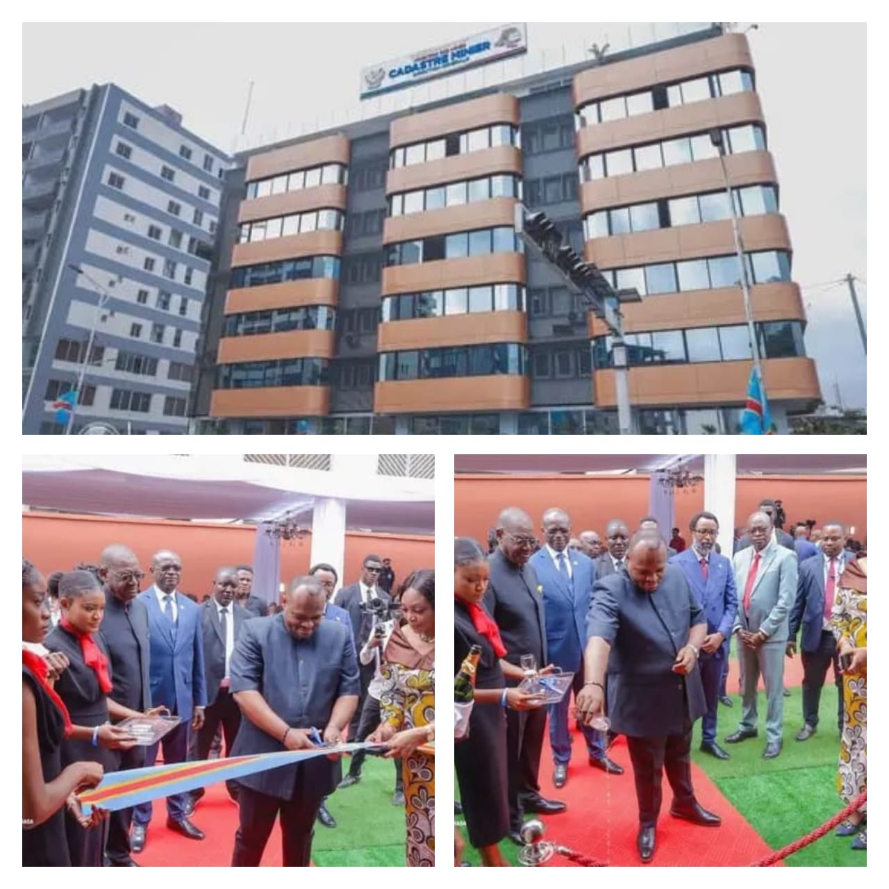 RDC&nbsp;: LE CAMI INAUGURE SON NOUVEAU SIÈGE À KINSHASA, UN ACTE FORT POUR LA MODERNISATION DU SECTEUR MINIER - POPOL MABOLIA LIVRE UNE INFRASTRUCTURE AUX STANDARDS INTERNATIONAUX