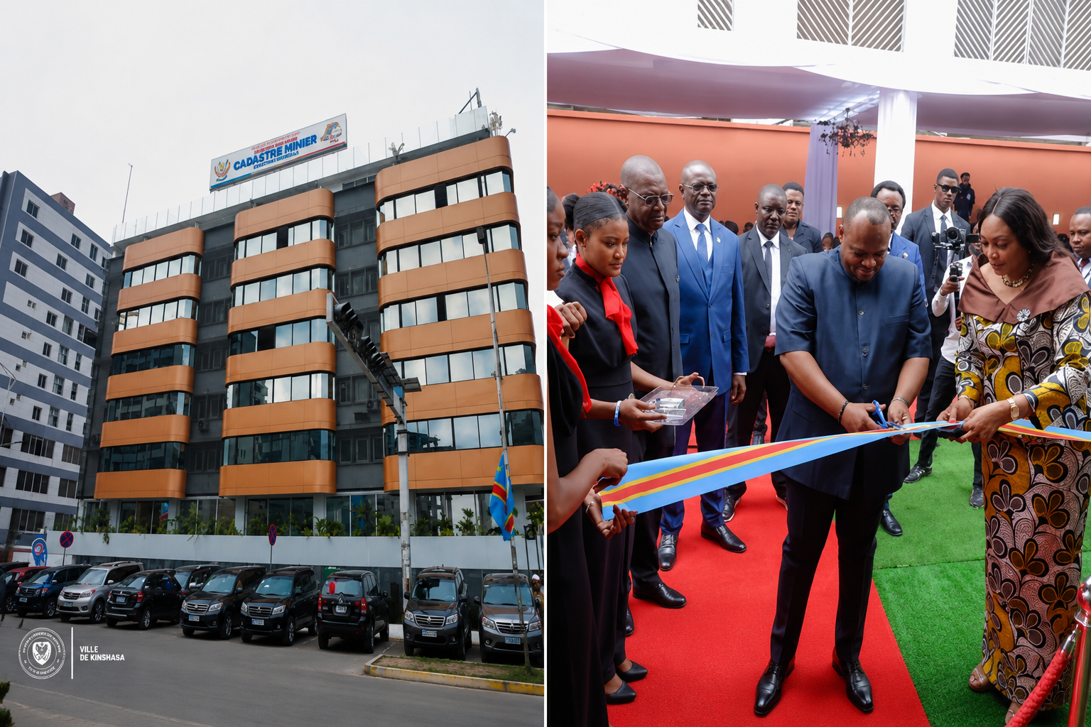 RDC&nbsp;: LE CAMI INAUGURE SON NOUVEAU SIÈGE À KINSHASA, UN ACTE FORT POUR LA MODERNISATION DU SECTEUR MINIER POPOL MABOLIA LIVRE UNE INFRASTRUCTURE AUX STANDARDS INTERNATIONAUX